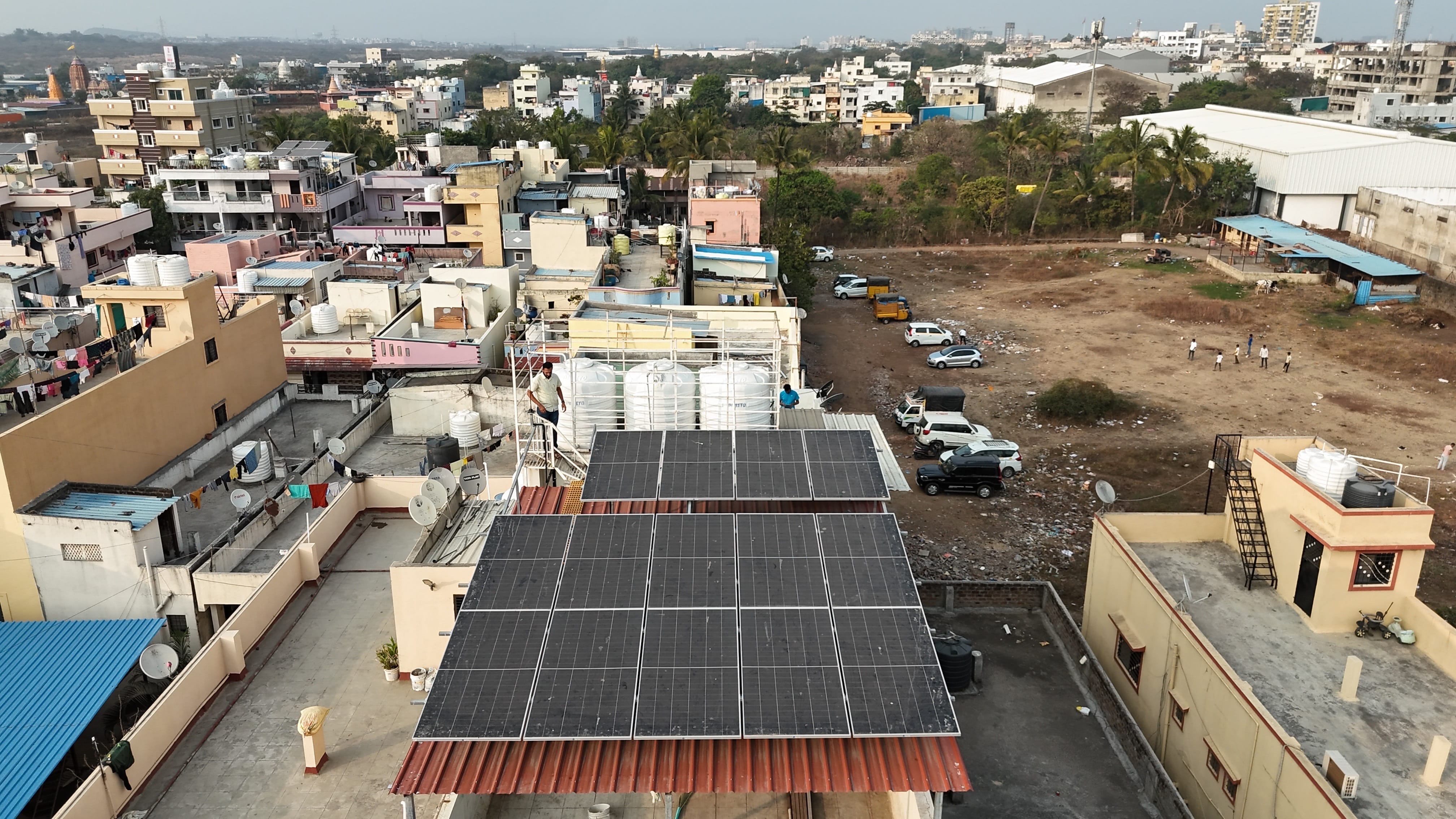 Exceed Solar rooftop project execution in Pune